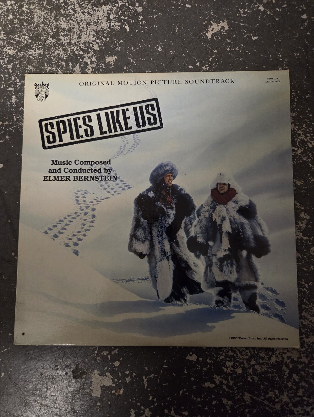 “Spies Like Us” Original Movie Soundtrack, Elmer Berstein, Vinyl LP, 1985